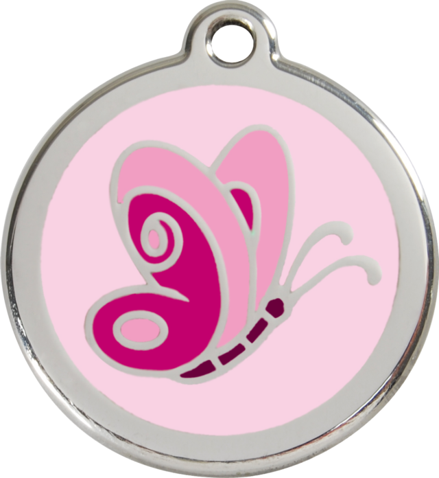 Médaille chien RED DINGO Papillon