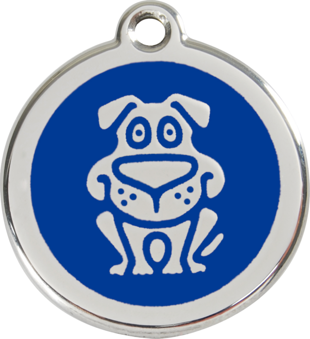 Médaille chien RED DINGO Chien Bleu