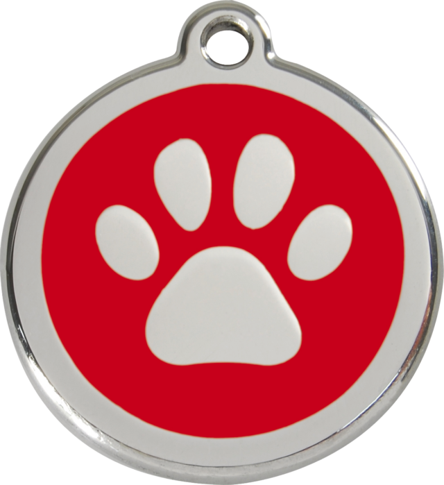 Médaille chien RED DINGO Pattes
